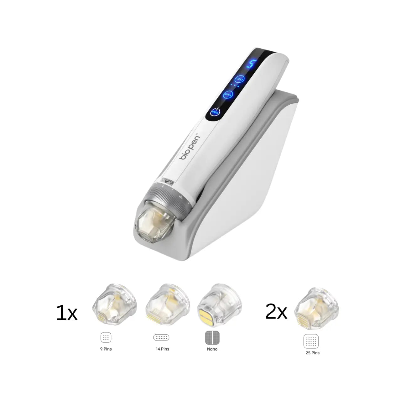 Комплект Bio Pen Q2 Dr. Pen – писалка + 5 приставки