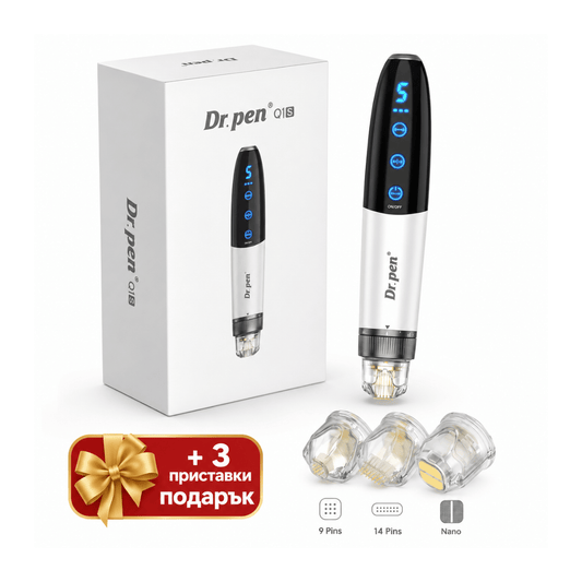 Dr. Pen Q1S – микронидлинг писалка с EMS, LED и електропорация