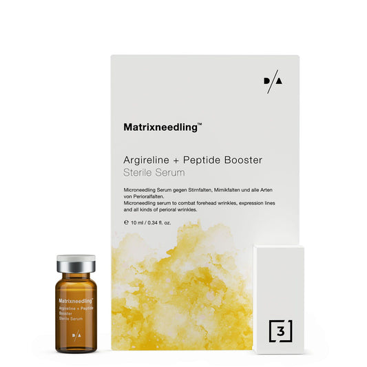 D/A Argireline + Peptide Booster Sterile Serum – стерилен пептиден серум за микронидлинг, 10 ml