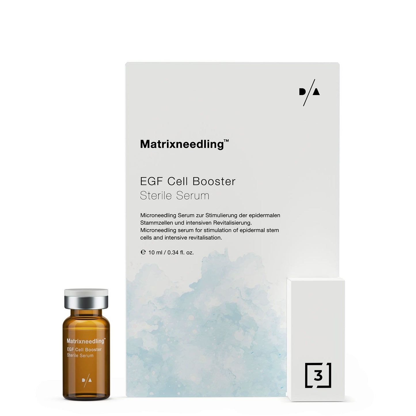 D/A EGF Cell Booster Sterile Serum – стерилен EGF серум за микронидлинг и ревитализация, 10 ml
