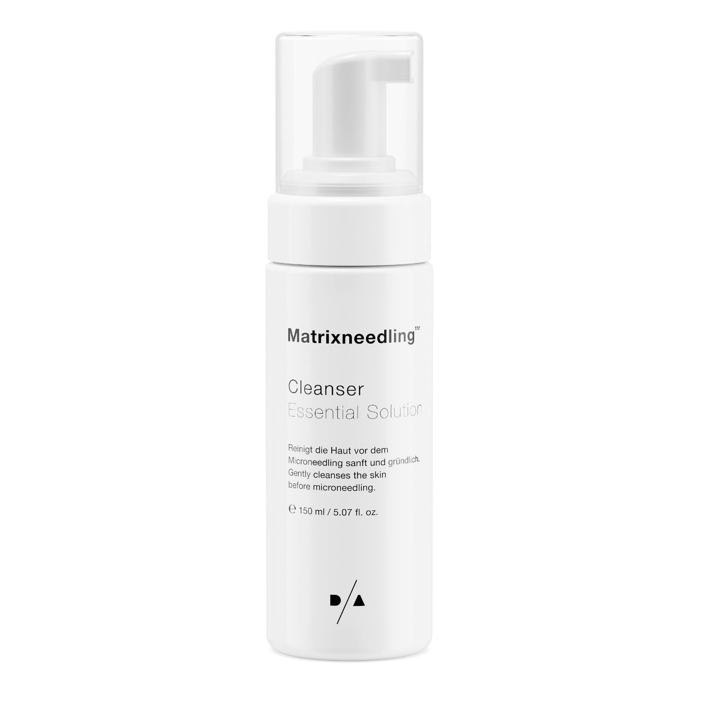 D/A Cleanser Essential Solution – нежна почистваща пяна преди микронидлинг