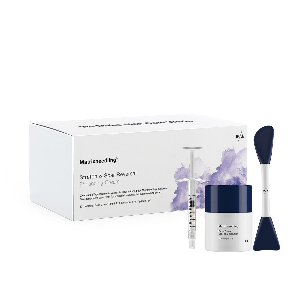 D/A Stretch & Scar Enhancing Cream – двуфазен крем след микронидлинг при белези и стрии